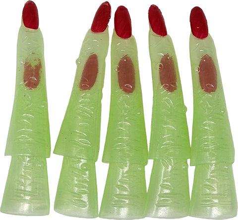 Glow In Dark Witch Fingers Set