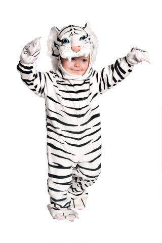 UNDERWRAPS Baby's Tiger Costume Jumpsuit, White, X-Large (4-6 Yrs) - X-Large (4-6 Yrs) / not available 1