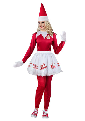 Womens Elf on the Shelf Costume Large
