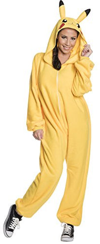 Rubie's Adult Pokemon Pikachu Costume Jumpsuit - X-Large