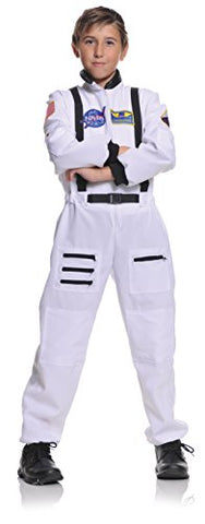 Underwraps Children's Astronaut Costume - White, Large (10-12)