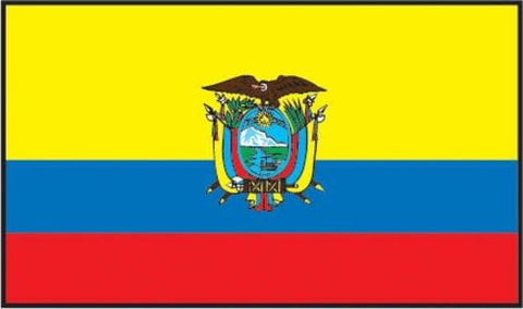 4" x 6" Ecuador Soft Polyester Flag Banner