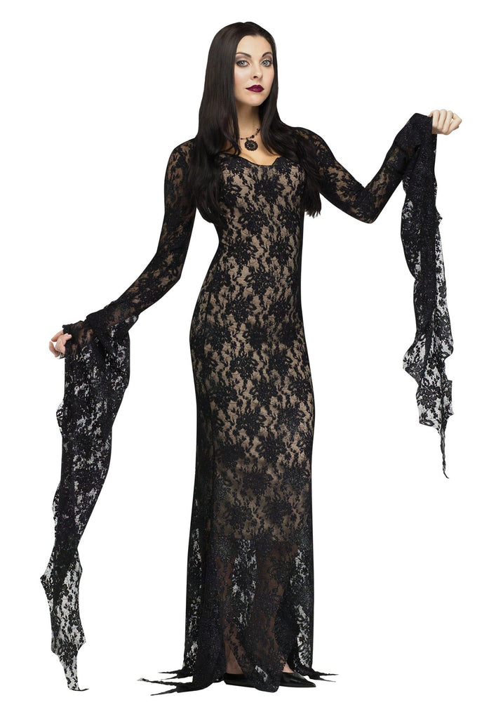 Lace Miss Darkness Adult Costume Large