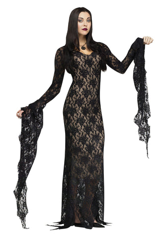 Lace Miss Darkness Adult Costume Large