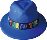 1 Dozen Happy New Year Fedora Hats