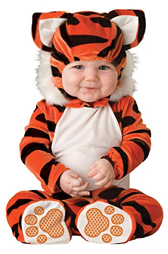 InCharacter Tiger Tot Infant Costume, Medium (12-18) Orange
