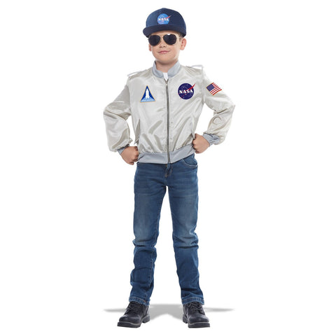NASA Flight Jacket Costume for Kids - Medium / 96.0 months