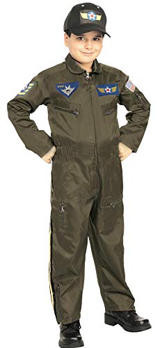 Rubie's boys Air Force Fighter Pilot Costume, One Color, Large US