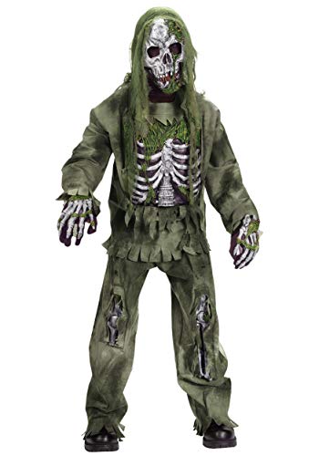 Fun World Skeleton Zombie Costume, Small 4 - 6