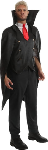 Vampire Count Men's Costume Small 34-36 Black