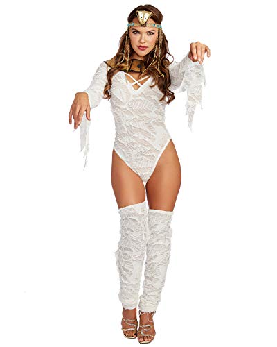 Dreamgirl Women's Mummy Dearest, White, X-Large