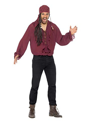 Smiffys Pirate Shirt Red