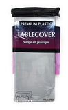 Premium Plastic Table Covers - 54" 108"