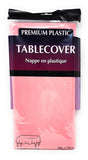 Premium Plastic Table Covers - 54" 108"