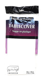 Premium Plastic Table Covers - 54" 108"