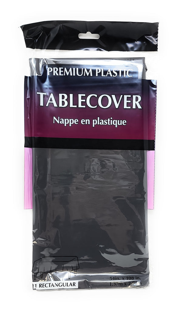 Premium Plastic Table Covers - 54" 108"