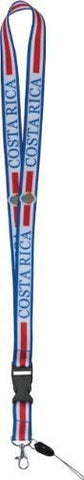 28" Costa Rica Flag Lanyard