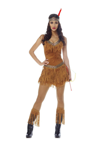 Native American Maiden Halloween Costume: Medium