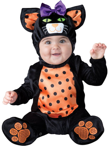 Infant/Toddler Mini Meow Cat Costume Small Black