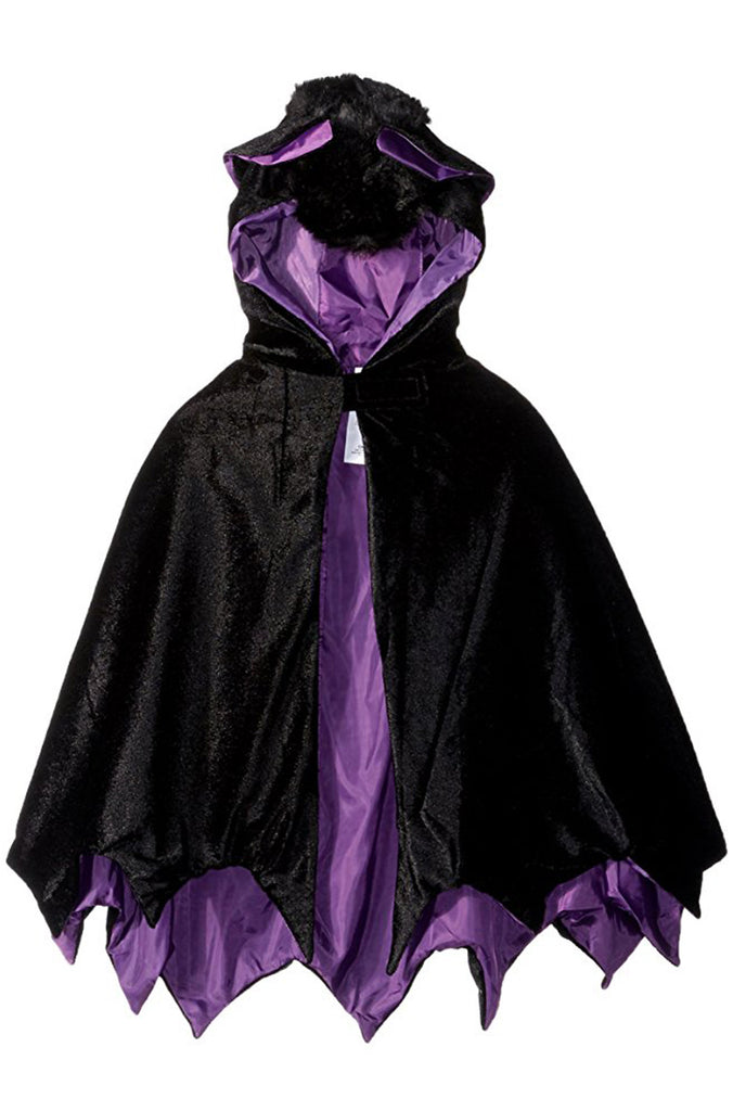 Bat Wings Child Hooded Animal Costume Cape Cloak Mantle