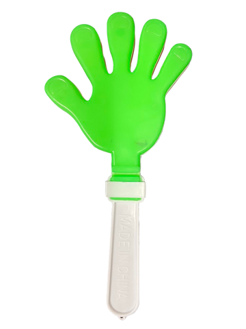 1 dz Red white and Green Hand Clappers