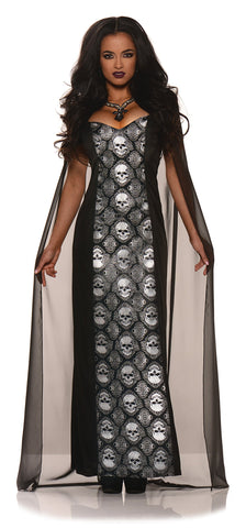 Underwraps Mortalia Dress Womens Costume, Large 12-14