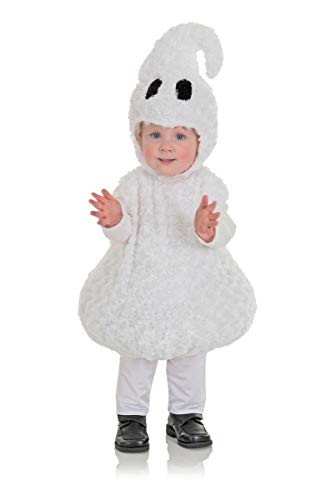 UNDERWRAPS Friendly Ghost Toddler Costume, Medium White