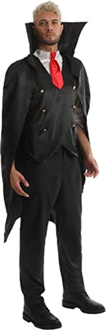 Vampire Count Men's Costume X-Large 46-48 Black
