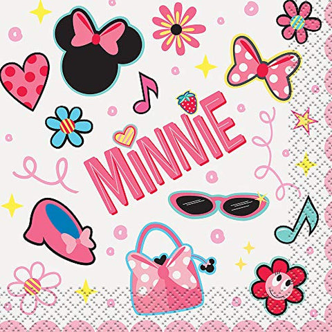 Disney Iconic Minnie Mouse Beverage Napkins 10", 16 Ct.