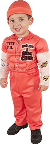 Rubie's Boy's Muscle Man Prisoner Costume - Extra-Small / Multicolor