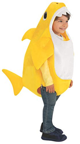 Rubie's Kid's Baby Shark Costume with Sound Chip - Small