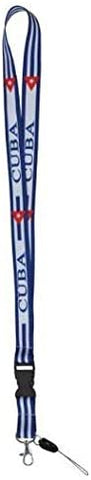 28" Cuba Flag Lanyard