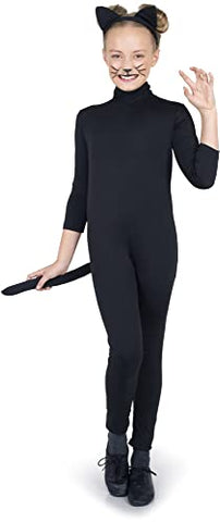 Cute Black Cat Child's Costume Small 3-4