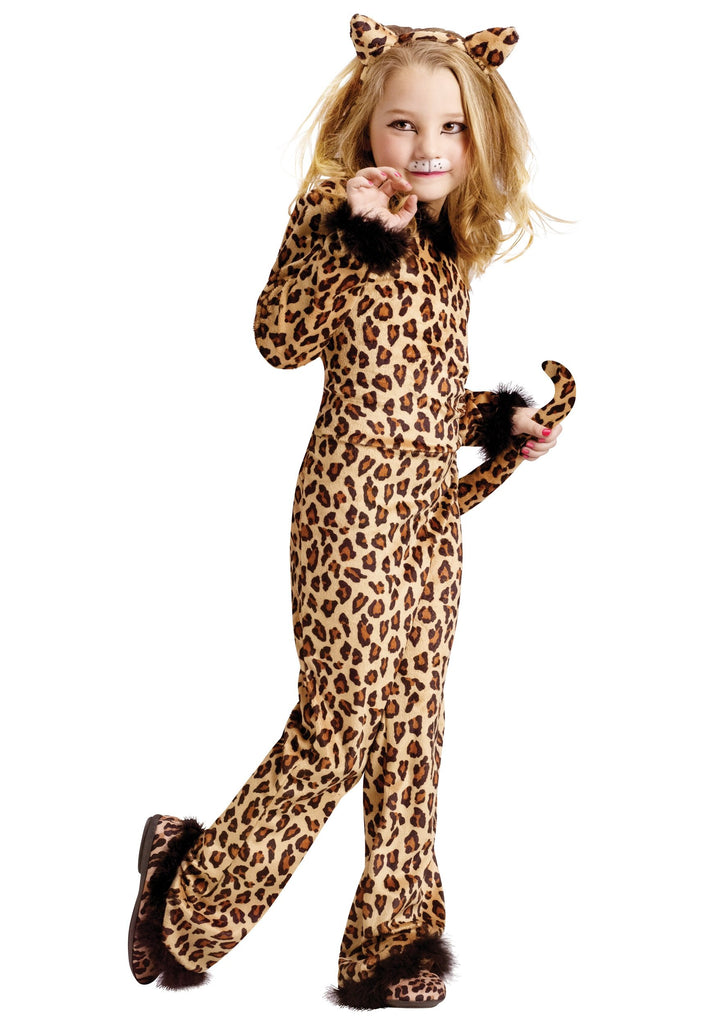 Fun World Pretty Leopard Costume, Medium 8 - 10, Multicolor
