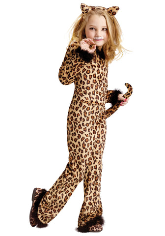 Fun World Pretty Leopard Costume, Medium 8 - 10, Multicolor