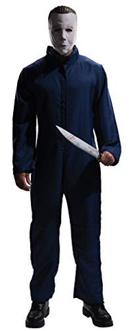 Rubie's Halloween Movie Michael Myers Jumpsuit and Mask, Black, Standard