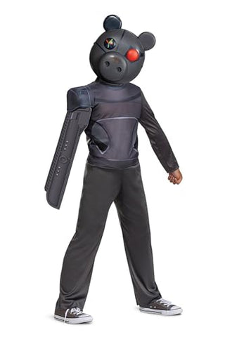 Robby Costume for Kids, Official Piggy Video Game Costume Outfit and Mask, Size (4-6)