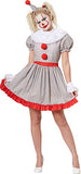 Vintage Horror Clown Girl Women's Costume Small 6-8