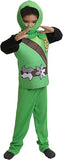Mighty Green Ninja Child's Costume Medium 5-6