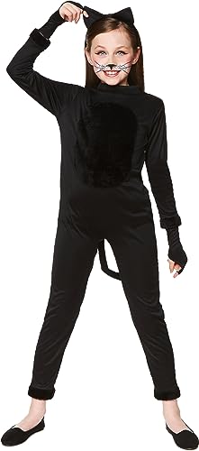 Girl's Cat Suit Costume - for Halloween, Costume Party Accessory - Small