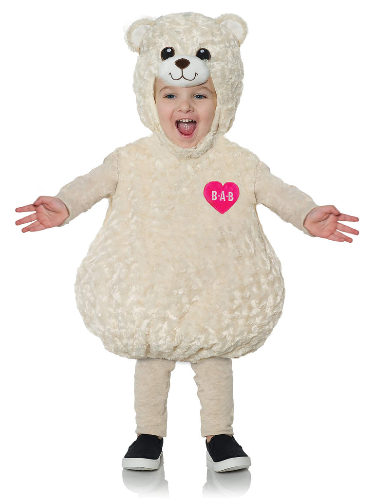 Underwraps Kid's Build-A-Bear Happy Hugs Teddy Toddler's Costume Childrens Costume, Red, Medium