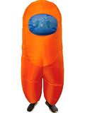 Amongst Us Orange Imposter Sus Crewmate Inflatable Child Costume | Standard