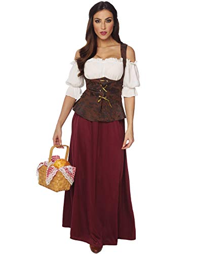 Peasant Lady Adult Costume - Large