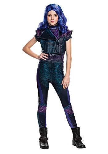 Mal Descendants 3 Classic Girls Costume, Official Disney Halloween Outfit, Kids Size Medium (7-8)