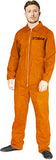 Karnival Costumes - Orange Jumpsuit - Size M