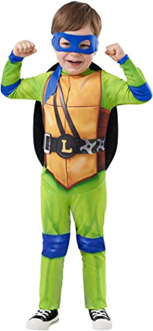InSpirit Designs Teenage Mutant Ninja Turtles Toddler Classic Leonardo Costume | Officially Licensed | 2T-4T | Costume Accessory | Group Costume, XS