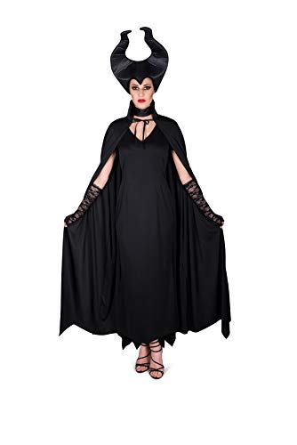 Women's Fairytale Witch Costume, for Halloween Party Accessory, Extra Large Black