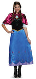 Disguise Women's Anna Traveling Deluxe Adult Costume, Multi, Small