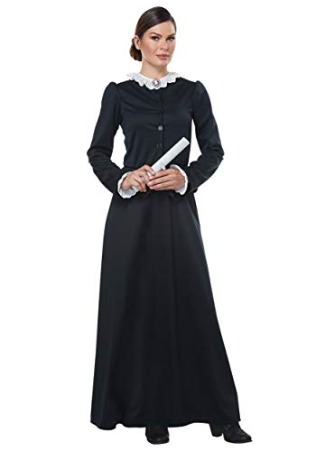 California Costumes Women's Susan B. Anthony - Harriet Tubman - Adult Costume Adult Costume, Black/White, Small