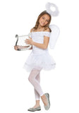 Fun World Little Angel Costume, Medium 8-10, White